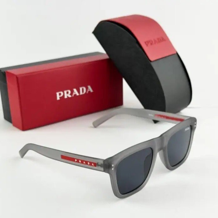  Prada Style Square Frame Sunglasses